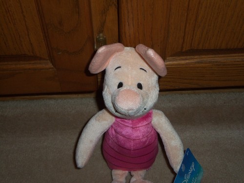 NEW, DISNEY PIGLET FROM WINNIE THE POOH 8" PLUSH - Picture 2 of 3