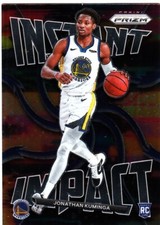 Jonathan Kuminga 2021-22 Prizm Instant Impact Rookie RC Golden State Warriors #7
