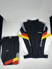 Adidas Full Set Track Suit Set Germany Soccer Color Way Men  s Size Medium EUC