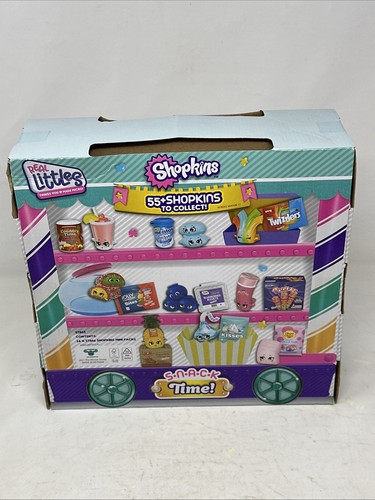 Real Littles Shopkins Snack Time Series 17 Lot Of 24 Blind Boxes W/ Display Box - Picture 6 of 6
