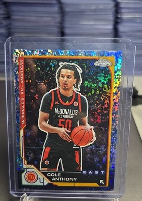 2025 Topps Chrome Mcdonald's All American - Cole Anthony #94 Mcflurry Refractor