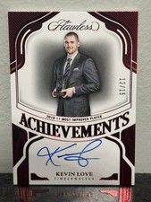 Kevin Love 2024-25 Panini Flawless Achievements Signatures Ruby Auto /15