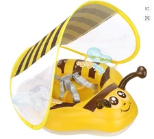 SwimBoBo Baby Swimming Float with Canopy Cute Bee..                         237