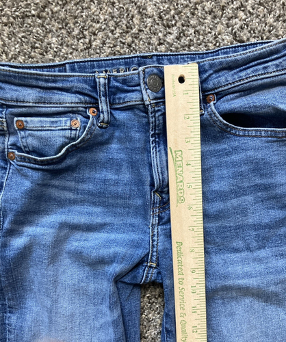 American Eagle Jeans Men's 28x34 (fit 28x32) Original Straight AirFlex+ Stretch - Picture 7 of 11