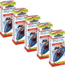 tesa Roller Kleben Permanent ecoLogo 5er Pack 8,5 m x 8,4 mm Einwegroller