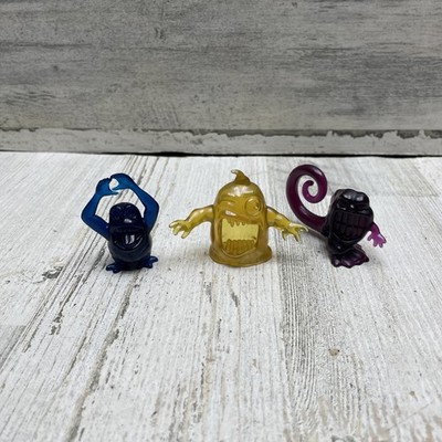 Lot of 3 1984 Kenner The Real Ghostbusters Ghost Figures Wrapper Grabber Gulper