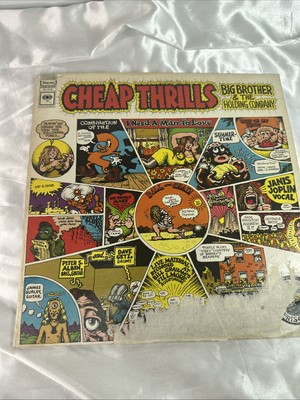 Cheap Thrills Big Brother & The Holding Company Vinyl PC 9700 Not Tested