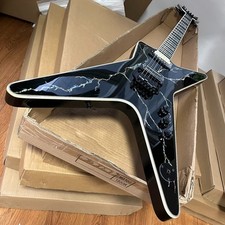 Electric Guitar Dean Dimebag Caibei Lightning  Black Hardware Fast Ship