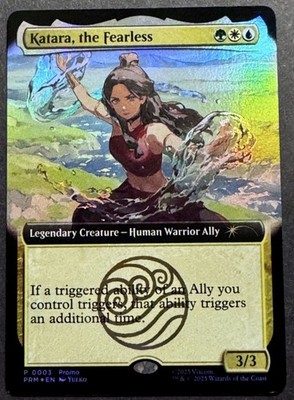 SDCC MTG Katara, The Fearless Avatar Promo Card 2025 - Near Mint | eBay SDCC MTG Katara, The Fearless Avatar Promo Card 2025 - Near Mint | eBay