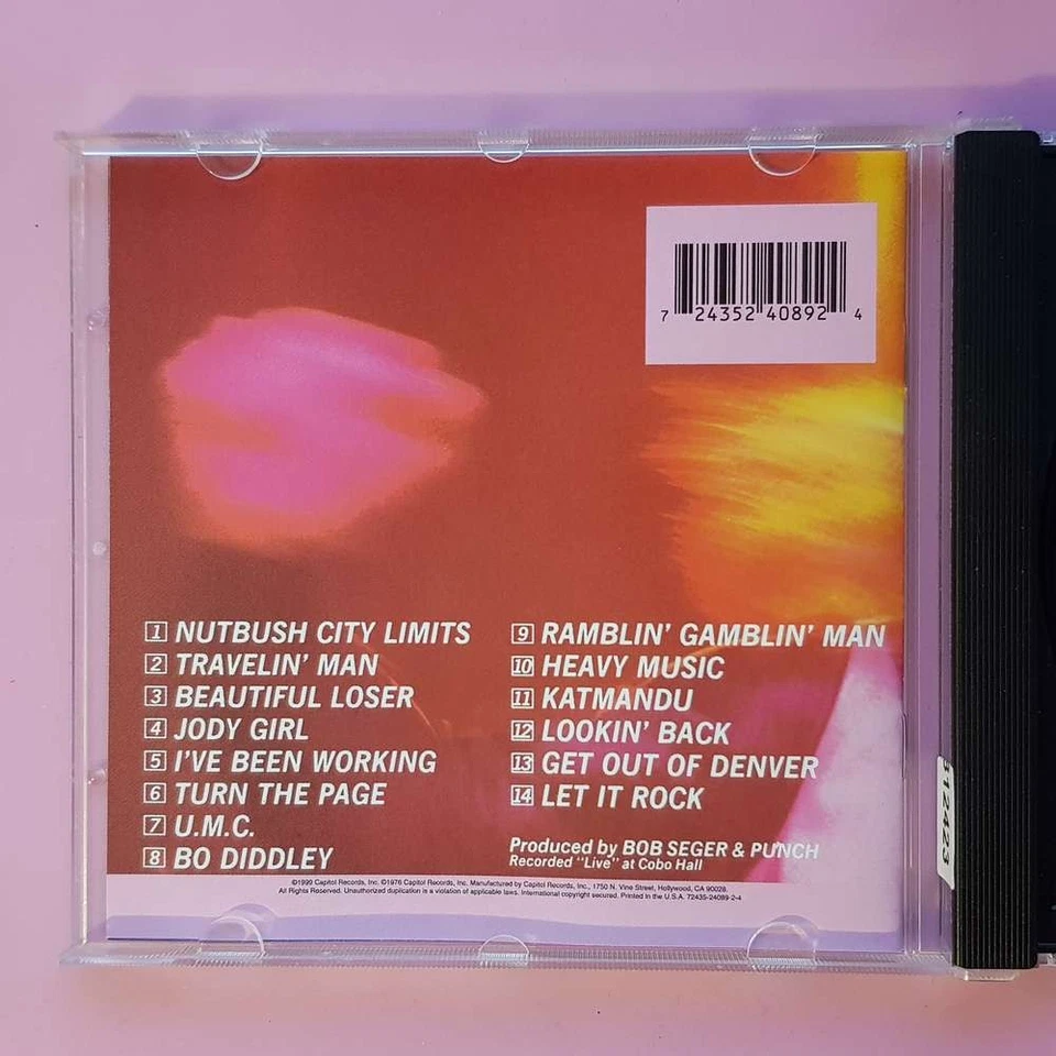 BOB SEGER & THE SILVER BULLET BAND Live Bullet USA VG+/VG+ (CD) - Bild 2 von 4