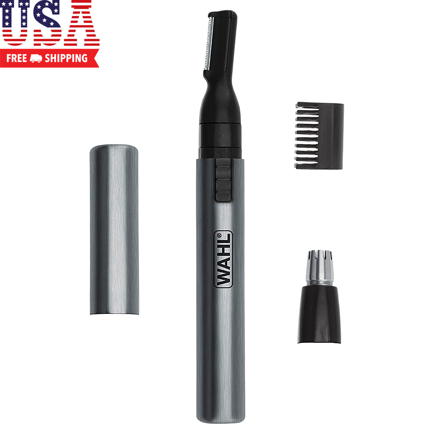 Micro Groomsman Battery Personal Trimmer for Hygienic Grooming with Rinseable, I