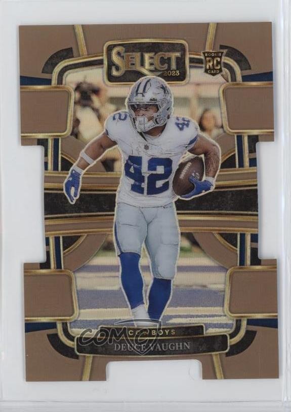 2023 Select Concourse Copper Prizm Die-Cut /299 Deuce Vaughn #28 Rookie RC 1e8u