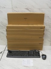 Lot of 9 Logitech MK120 Wired Keyboard and Mouse Combo - Free Shipping