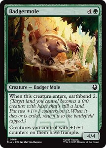 Badgermole 166 Avatar: The Last Airbender Magic: The Gathering Common