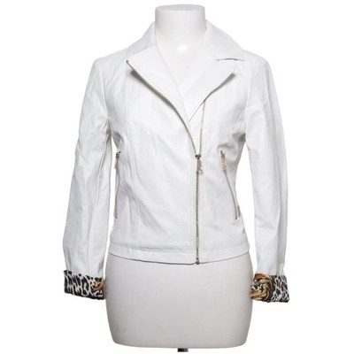 Liu Jo, Bikerjacke, Damen, Größe: 40, Weiß/Mehrfarbig #t8y