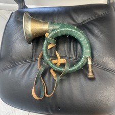 Vintage German Brass Furst Pless Hunting Horn - Free Shipping- Vintage German Brass Furst Pless Hunting Horn - Free Shipping-