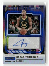 2023-24 Panini Recon Oscar Tshiebwe True Potential Signatures Blue AUTO #/75