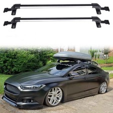Car Top Roof Rack Cross Bars Cargo Carrier Luggage Wlock For Ford Fusion 06-20 Car Top Roof Rack Cross Bars Cargo Carrier Luggage Wlock For Ford Fusion 06-20