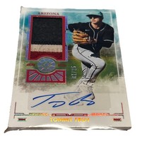 2025 Panini Boys of Summer Tommy Troy 3 Color Red White Blue Patch Auto #1/25