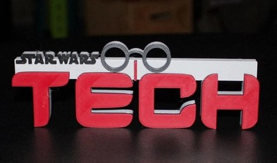 Tech - Bad Batch - 3D printed Logo Sign Wall Desk Shelf Art