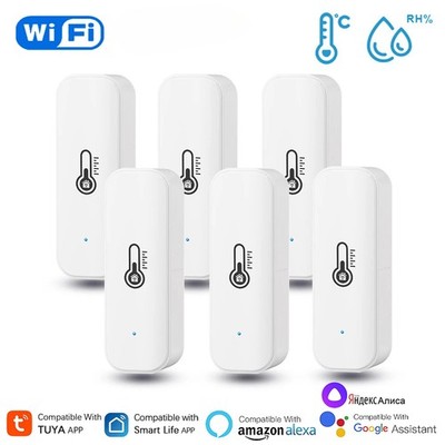 WiFi Zigbee Temperature And Humidity Sensor Thermometer Hygrometer Monitoring
