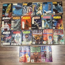 Analog Science Fiction Science Fact Magazine 1979-1997 Lot of 21 Very Nice