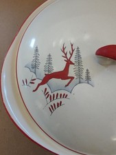 Crown Devon Stockholm Leaping Deer Lidded Tureen / Pot / Bowl - 2 of 2