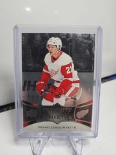 2018-19 Upper Deck Exquisite Collection Platinum Dennis Cholowski Rookie /299