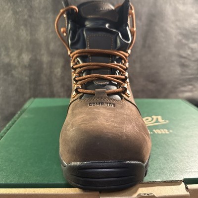 Danner Vicious 6  Brown/Orange MET/NMT 13880 10D Work Boots