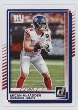 2025 Panini Donruss Micah McFadden #55 3gq