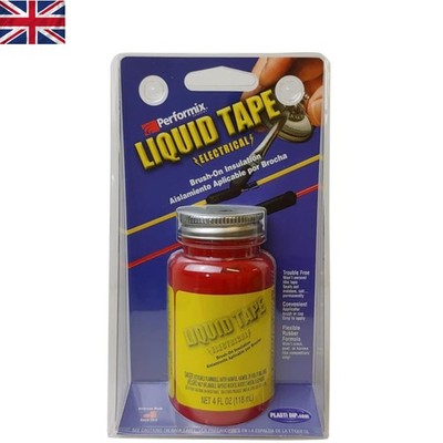 Flüssiges Isolierband 118ml - Rot | Wasserfeste & flexible Gummilösung
