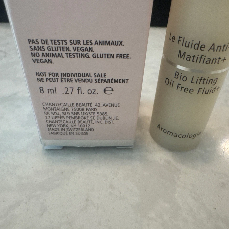 Chantecaille Bio Lifting fluido livre de óleo + 0,27 oz/8 ml novo na caixa tamanho de viagem - Imagem 2 de 2