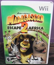 Madagascar: Escape 2 Africa (Nintendo Wii, 2008) Game Case Manual - Tested