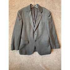 Jos A Bank 1905 Organica Wool Blazer Mens Grey 2 Button Sport Coat