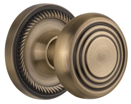 Nostalgic Warehouse ROPDEC_PRV_238_NK Deco Solid Brass Privacy - Brass - Image 1 of 1