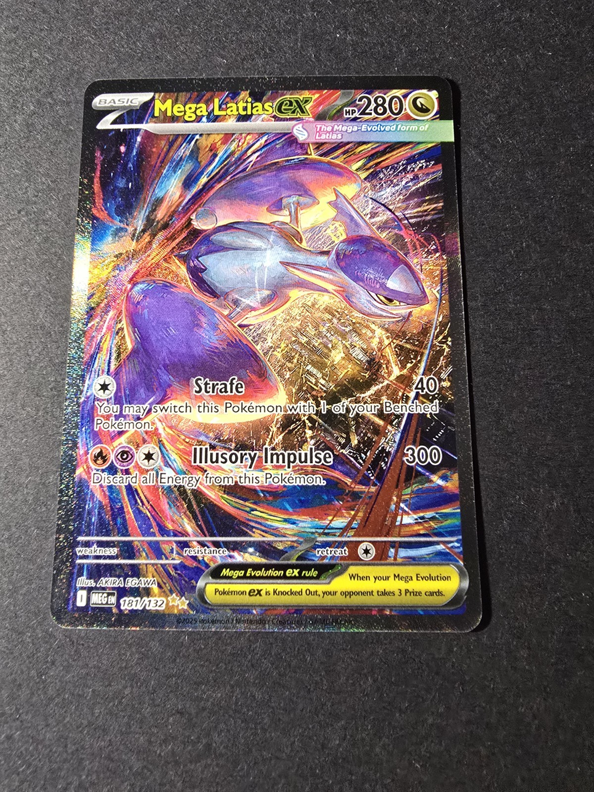 Mega Latias ex 2025 Mega Evolution #181/132 Special Illustration