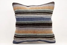 Kilim Pillow Cover, 20x20 in, Decorative Sofa Cushion, Handmade Boho Pillow