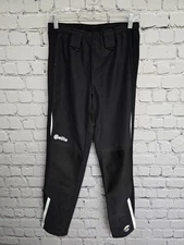 Showers Pass Elite Skyline Cycling Rain Pants Mens M Black Waterproof Reflective