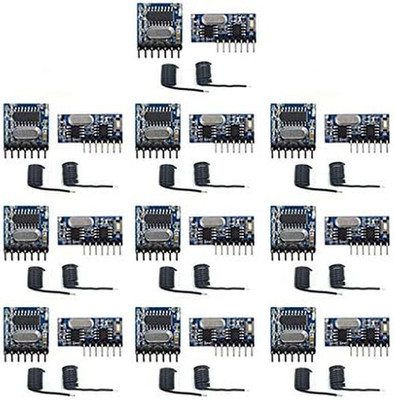 Wireless 433Mhz RF Module Receiver, Transmitter, Remote Control, Learning Code