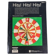 Hits Hits Hits Volume 2 Organ Keyboard Sheet Music Book Pointer 1971 Songs Vtg