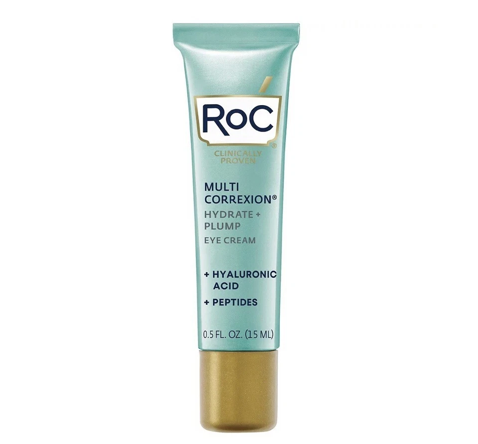Roc Multi Correxion Hydrate + Plump Eye Cream 0.6 fl oz 3 PACK - Image 2 of 3