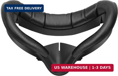 Face Cushion Pad for Meta Quest 2 VR Facial Interface Replacement PU Leather Foa