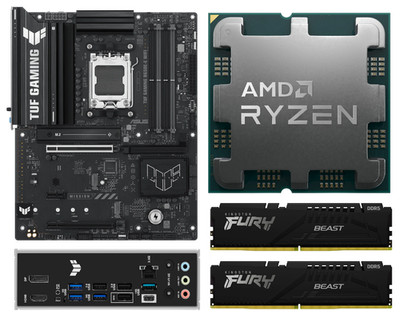 Aufrüstkit AMD Ryzen 5 7600X, 32GB DDR5 6000, ASUS TUF Gaming B650E-E WIFI
