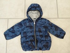 BABY GAP DISNEY MICKEY MOUSE PRINT BLUE ANORAK JACKET, 18-24 MONTHS