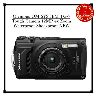 Olympus OM SYSTEM TG-7 Tough Kamera 12MP 4x Zoom Wasserdicht Stoßfest NEU