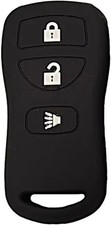 3-Button Silicone Key Fob Cover Protector for Frontier Xterra Mu Color: Black2