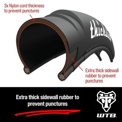 WTB Thickslick Comp 700c Slick Road Bike Tire White Black 700x23