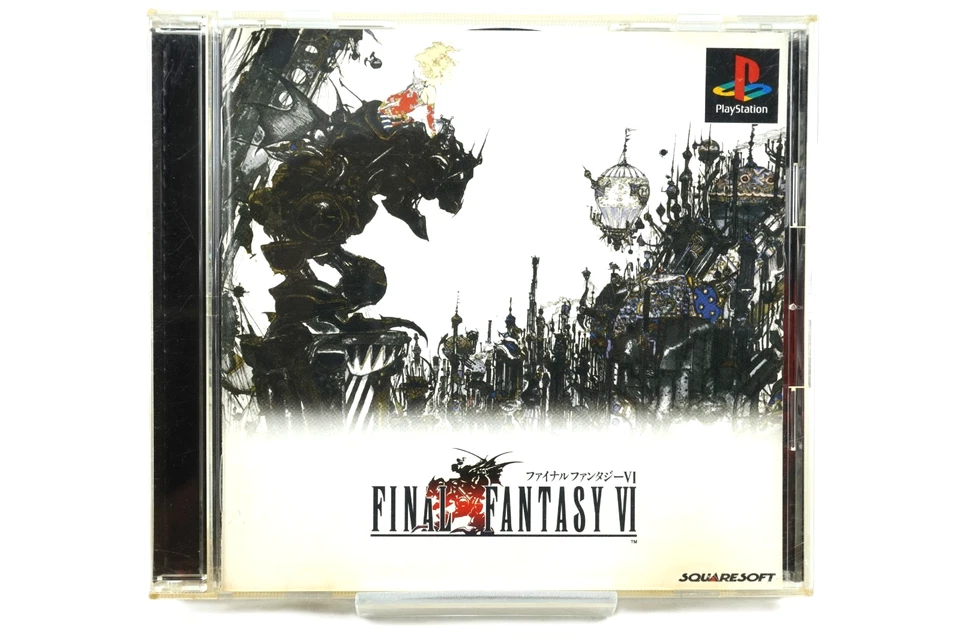 Final Fantasy VI PS1 Sony PlayStation Japan RPG Squaresoft 1999 Rare w/Obi - Image 2 of 4