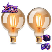 Extrastar G95 E27 Edison Vintage GlüHbirne, 6W, 540 Lm, 2200K Warmweiß
