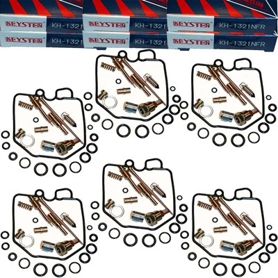 6x Juego Reparación Carburador Honda CBX1000 SC06 Año 1981-83 Keyster 6 Kits